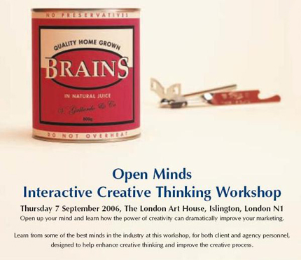 ‘Open Minds’ Creativity Workshop – Direct Marketing Association, 7 September