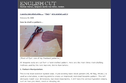 English Cut blog