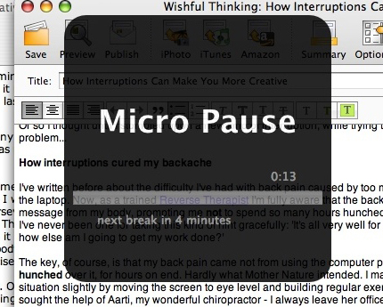 Micro-pause